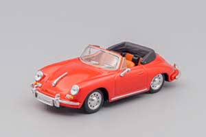 PORSCHE 356B CABRIOLET SPIDER 1959, RED METALLIC