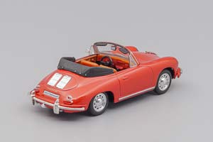 PORSCHE 356B CABRIOLET SPIDER 1959, RED METALLIC — фото 2