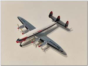 LOCKHEED L-049 CONSTELLATION BRANIFF INTERNATIONAL N2521B LIMITED 480 PCS (ДЛИНА 7,25 СМ)