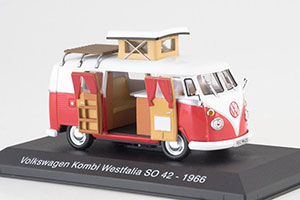 VW VOLKSWAGEN KOMBI WESTFALIA SO 42 1966 RED/WHITE — фото 3