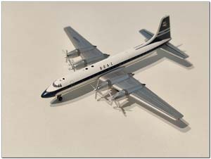 BRISTOL BRITANNIA 312 BOAC G-AOVB (ДЛИНА 9,47 СМ)