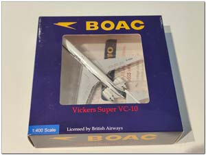 VICKERS VC-10-1151 BOAC/VICKERS HOUSE LIVERY G-ASGA LIMITED 408 PCS (ДЛИНА 13,09 СМ) — фото 4