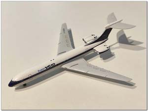 VICKERS VC-10-1151 BOAC/VICKERS HOUSE LIVERY G-ASGA LIMITED 408 PCS (ДЛИНА 13,09 СМ)