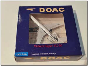VICKERS VC-10-1151 BOAC G-ASGD LIMITED 264 PCS (ДЛИНА 13,09 СМ) — фото 4