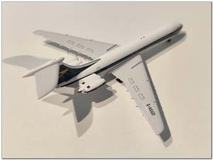 VICKERS VC-10-1151 BOAC G-ASGD LIMITED 264 PCS (ДЛИНА 13,09 СМ) — фото 2