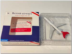 VICKERS VC-10-1151 BRITISH AIRWAYS G-ASGI LIMITED 264 PCS (ДЛИНА 13,09 СМ) — фото 3