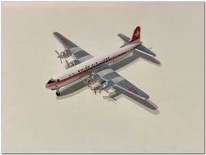 DOUGLAS DC-6B SWISS AIR LINES HB-IBA LIMITED 384 (ДЛИНА 8,04 СМ)