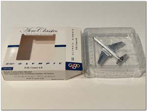 DE HAVILLAND DH-106 COMET 4B OLYMPIC AIRWAYS SX-DAN LIMITED 260 PCS (ДЛИНА 8,49 СМ) — фото 3