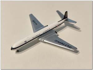 DE HAVILLAND DH-106 COMET 4B OLYMPIC AIRWAYS SX-DAN LIMITED 260 PCS (ДЛИНА 8,49 СМ)