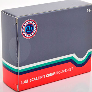 МОДЕЛЬ ФИГУРКИ PIT CREW SET 2 7 FIGURINEINES WITH ACESSORIES BLUE — фото 3