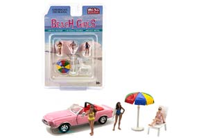 FIGURINE BEACH GIRLS SET / НАБОР ФИГУРОК - ПЛЯЖНЫЕ ДЕВОЧКИ (ДЛИНА МОДЕЛИ 6-10 СМ) — фото 2