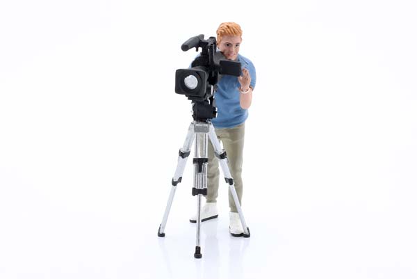 ON AIR FIGURE #5 SET CAMERA OPERATOR WITH CAMERA / ОН АЙР ФИГУРКА НАБОР КАМЕРА ОПЕРАТОР