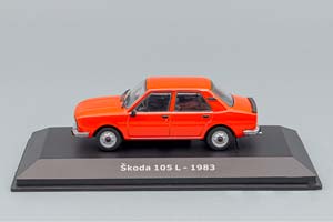 SKODA 105L (1983), RED — фото 3