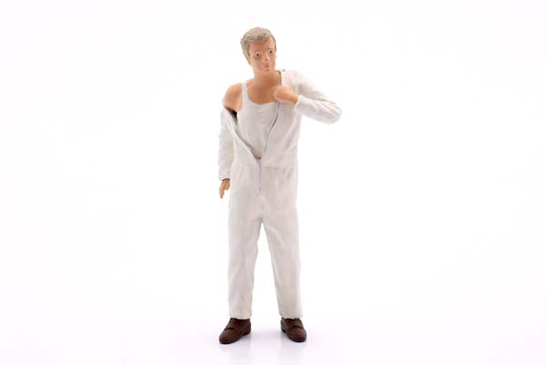 MECHANIC WITH WHITE OVERALL GETS DRESSED - FIGURE FIGURENMANUFAKTUR / МЕЧАНИК БЕЛЫЙ ОВЕРАЛЛ ГЕЦ ДРЕССЕД ФИГУРКА ФИГУРЕНМАНУФАКТУР