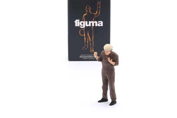GUIDE WITH BROWN OVERALL - FIGURE FIGURENMANUFAKTUR / ГУИДЕ КОРИЧНЕВЫЙ ОВЕРАЛЛ ФИГУРКА ФИГУРЕНМАНУФАКТУР — фото 3