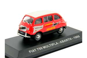 FIAT 750 MULTIPLA ABARTH 1960 RED/WHITE — фото 3