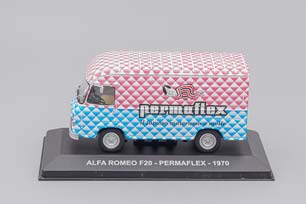 ALFA ROMEO F20 "PERMAFLEX" 1970, PINK / BLUE — фото 7