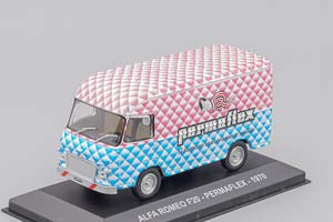 ALFA ROMEO F20 "PERMAFLEX" 1970, PINK / BLUE — фото 1