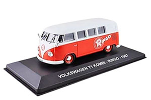 VW VOLKSWAGEN T1 KOMBI RINGO 1967 RED/WHITE