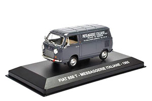 FIAT 850 T MESSAGGERIE ITALIANE 1965 GREY