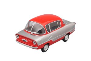 ИМЗ НАМИ А50 БЕЛКА, АВТОЛЕГЕНДЫ СССР 115, СЕРЕБРИСТЫЙ С КРАСНЫМ