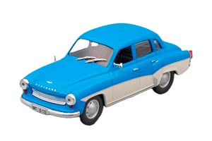 WARTBURG 312, АВТОЛЕГЕНДЫ СССР 172, BLUE / WHITE