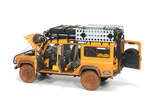 LAND ROVER DEFENDER 110 SABAH MALAYSIA CAMEL TROPHY 1993 YELLOW (DIRTY VERSION) — фото 4