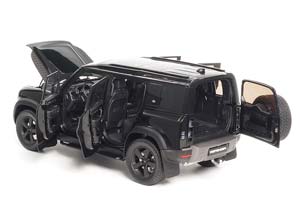LAND ROVER DEFENDER 110 2020 SANTORINI BLACK / ЛЭНД РОВЕР ДИФЕНДЕР ЧЕРНЫЙ — фото 3