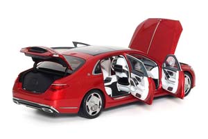 MERCEDES W223 MAYBACH X223 S-CLASS 2024 RED / МЕРСЕДЕС МАЙБАХ КРАСНЫЙ — фото 4