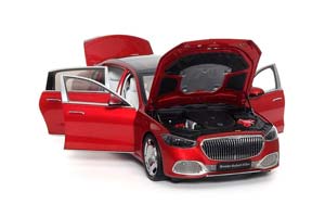 MERCEDES W223 MAYBACH X223 S-CLASS 2024 RED / МЕРСЕДЕС МАЙБАХ КРАСНЫЙ — фото 6