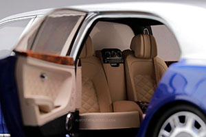 BENTLEY MULSANNE GRAND LIMOUSINE BY MULLINER 2020 BLUE/SILVER — фото 4