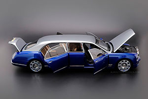 BENTLEY MULSANNE GRAND LIMOUSINE BY MULLINER 2020 BLUE/SILVER — фото 6