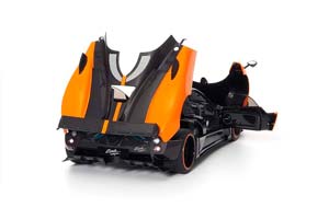 PAGANI ZONDA CINQUE COUPE 2009 ORANGE/BLACK ARANCIO ST.TROPEZ (850603001) — фото 3