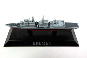 КОРАБЛЬ FRIGATE OF THE NAVY OF GERMANY TYPE BREMEN (BREMEN) 1982 (ДЛИНА 9 СМ) — фото 3
