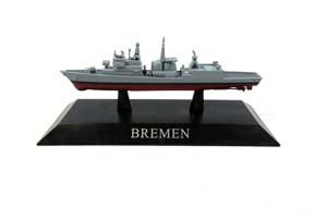 КОРАБЛЬ FRIGATE OF THE NAVY OF GERMANY TYPE BREMEN (BREMEN) 1982 (ДЛИНА 9 СМ) — фото 5