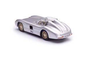 MERCEDES BENZ 300 SLR ROADSTER W196S 1955 СЕРЕБРИСТЫЙ — фото 6
