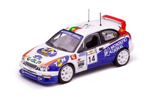 TOYOTA COROLLA WRC MADEIRA #14 RALLY ACROPOLIS 1998