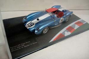 FERRARI 250 TESTA ROSSA 24H LE MANS E.D.MARTIN/F.TAVANO #19 1958 BLUE METALLIC/WHITE / FERRARI 250 TESTA ROSSA 24H LE MANS E.D.MARTIN/F.TAVANO #19 1958 СИНИЙ МЕТАЛЛИК/БЕЛЫЙ — фото 2