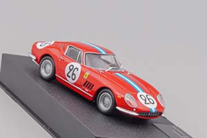 FERRARI 275 GTB COMPETIZIONE 24H LE MANS DRIVERS: G.BISCALDI / M.BOURBONE-PARME #26 1966, RED — фото 3