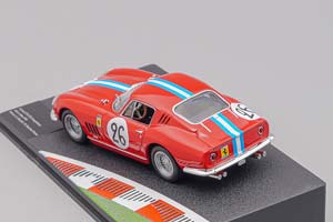 FERRARI 275 GTB COMPETIZIONE 24H LE MANS DRIVERS: G.BISCALDI / M.BOURBONE-PARME #26 1966, RED — фото 4