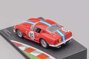 FERRARI 275 GTB COMPETIZIONE 24H LE MANS DRIVERS: G.BISCALDI / M.BOURBONE-PARME #26 1966, RED — фото 6