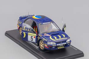 SUBARU IMPREZA, RALLYE MONTE CARLO №5, CARLOS SAINZ - LUIS MOYA 1995, BLUE — фото 3