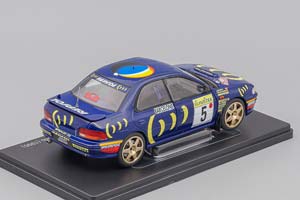 SUBARU IMPREZA, RALLYE MONTE CARLO №5, CARLOS SAINZ - LUIS MOYA 1995, BLUE — фото 2