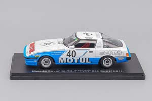 MAZDA SAVANNA RX-7 TEAM MOTUL TWR №40 WINNER 24H SPA 1981 TOM WALKINSHAW - PIERRE DIEUDONNE, WHITE BLUE — фото 6