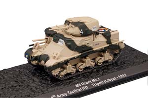M3 GRANT MK I 8TH ARMY TACTICAL HQ TRIPOLI LYBIA (1943)