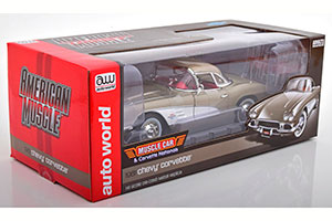 CHEVROLET CORVETTE COUPE 1961 GREY METALLIC/WHITE LIMITED EDITION 1002 PCS — фото 4