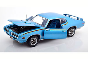 PONTIAC GTO JUDGE 1969 LIGHT BLUE-METALLIC LIMITED EDITION 1002 PCS — фото 3