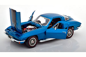 CHEVROLET CORVETTE 427 COUPE 1967 BLUE METALLIC LIMITED EDITION 1002 PCS — фото 3