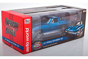 CHEVROLET CORVETTE 427 COUPE 1967 BLUE METALLIC LIMITED EDITION 1002 PCS — фото 4