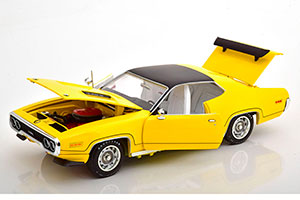 PLYMOUTH GTX 1971 YELLOW/BLACK — фото 2